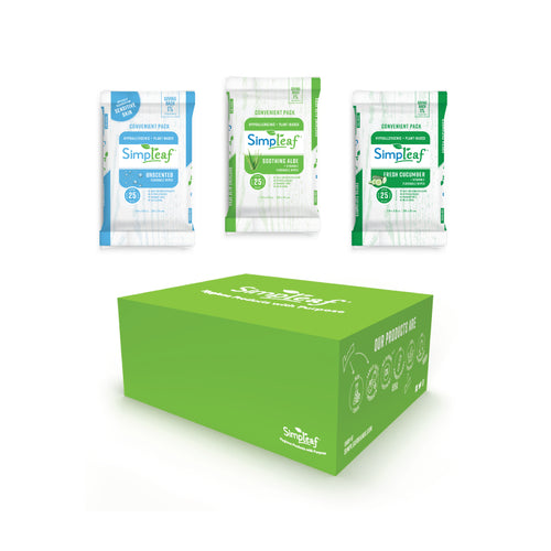 Aloe Vera-Unscented- Body Wipes Bundle Sample