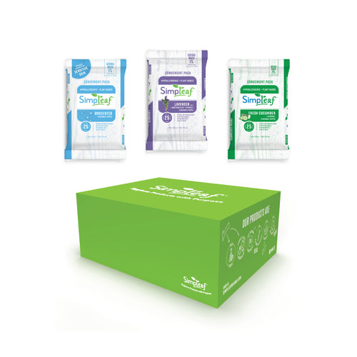 Lavender-Unscented- Body Wipes Bundle Sample